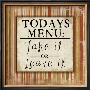 Today's Menu by Jennifer Pugh Limited Edition Print