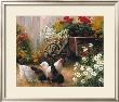 Hens In The Garden by Lise Auger Limited Edition Pricing Art Print
