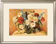 Pfingstrosen Mit Rittersporn by E. Kruger Limited Edition Print