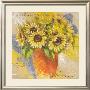 Bunch Of Wild Sunflowers by Louissimo Limited Edition Print