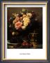 Roses, Plate Of Grapes And Plums by Jean Baptiste Claude Robie Limited Edition Pricing Art Print