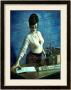 Pin-Up Girl: Quiet Please Librarian by Richie Fahey Limited Edition Print