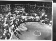 Dining Nightlclub With Orchestra And Ice Skating Rink Instead Of A Dance Floor by Margaret Bourke-White Limited Edition Print