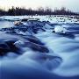 Rapids In Winter, Iceland by Arnaldur Halldorsson Limited Edition Print