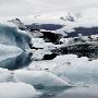 Iceberg Floating In Water, Vatnajokull Glacier, Iceland by Ulrika Malm Limited Edition Print