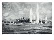 Jutland' - Illustration Of Naval Battle Of World War I Involving The British And German Navy, 1916 by Hugh Thomson Limited Edition Pricing Art Print