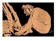 Homer, The Odyssey, Ulysses (Odysseus) Giving Wine To Polyphemus, A Cyclopes, Son Of Neptune by Fernao Vaz Dourado Limited Edition Print