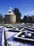 Snow Blankets The Pigeon House And Rose Parterre At Rousham Park, Oxfordshire by Clive Nichols Limited Edition Print