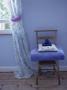 Blue Bedroom Chair With Blankets And Cushion Next To Open Window by Gary Hamill Limited Edition Pricing Art Print