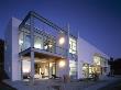 Feinstein Residence, Malibu, California, 2003, Exterior At Dusk, Architect: Stephen Kanner by John Edward Linden Limited Edition Print