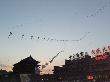 Drum Tower Main Square With Kites, Xian, China by Natalie Tepper Limited Edition Print