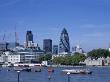 Swiss Re Headquarters, London, Across River Thames, Architect: Sir Norman Foster And Partners by Peter Durant Limited Edition Print