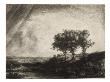 Paysage Aux Trois Arbres by Rembrandt Van Rijn Limited Edition Print