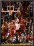 Cleveland Cavaliers  V Miami Heat: Joel Anthony And Daniel Gibson by Mike Ehrmann Limited Edition Print