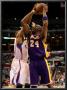 Los Angeles Lakers V Los Angeles Clippers: Kobe Bryant And Eric Gordon by Stephen Dunn Limited Edition Pricing Art Print