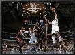 Miami Heat V Dallas Mavericks: Jose Juan Barea, Lebron James And Dwyane Wade by Glenn James Limited Edition Print