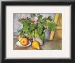 Plate With Fruit And Earthenware by Paul Cezanne Limited Edition Print