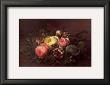 Roses And Honeysuckle On A Ledge by Johan Laurentz Jensen Limited Edition Print