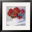 Red Geraniums by B. Oliver Limited Edition Print