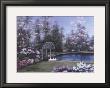 Lakeside Gazebo by Diane Romanello Limited Edition Print