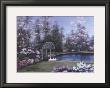 Lakeside Gazebo by Diane Romanello Limited Edition Print