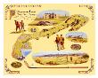 Golf Course Map, St. Andrews by Bernard Willington Limited Edition Print