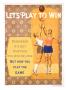 Let's Play To Win by Willard Frederic Elmes Limited Edition Pricing Art Print