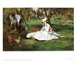 Monet Family Garden by Ã‰Douard Manet Limited Edition Print