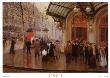 Outside The Vaudeville by Jean Beraud Limited Edition Pricing Art Print
