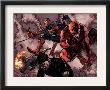 Daredevil #60 Group: Daredevil, Spider-Man, Iron Fist, And Luke Cage Fighting by Alex Maleev Limited Edition Print