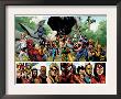 Secret Invasion #1 Group: Captain America, Spider-Man And Vision by Leinil Francis Yu Limited Edition Pricing Art Print