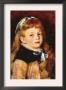 Mademoiselle Grimprel With Blue Hair-Band by Pierre-Auguste Renoir Limited Edition Print