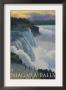 Niagara Falls, New York, C.2008 by Lantern Press Limited Edition Print