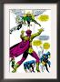 X-Men #50 Group: Mesmero, Angel, Cyclops, Iceman, Beast, X-Men And Marvel Girl by Jim Steranko Limited Edition Print