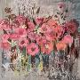 Pink Floral Frenzy I by Alan Hopfensperger Limited Edition Pricing Art Print