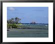 Hawaiian Fishpond, Hawaii, Moku Hooniki Island In Background by David B. Fleetham Limited Edition Print