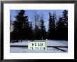 Road Closed Sign, Alaska by David Tipling Limited Edition Print