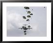 August 21, Army Soldiers Jump Out Of A C-17 Globemaster Iii by Stocktrek Images Limited Edition Pricing Art Print
