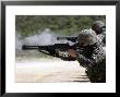 Marines Fire Joint Service Combat Shotguns by Stocktrek Images Limited Edition Pricing Art Print