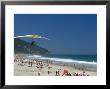 Hang-Glider Landing On Pepino Beach, Rio De Janeiro, Brazil, South America by Marco Simoni Limited Edition Print