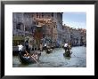 Gondoliers Escort Tourists Down The Grand Canal, Venice, Italy by Robert Eighmie Limited Edition Pricing Art Print