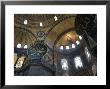 Interior Of Aya Sofia Mosque, Sultanhamet, Istanbul, Turkey by Michele Falzone Limited Edition Print