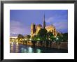 Notre Dame Cathedral And The River Seine, Paris, France, Europe by Gavin Hellier Limited Edition Print