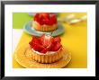 Strawberry Tartlets With Cream Quark by Jã¶Rn Rynio Limited Edition Print