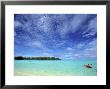 Kayaker, Muri Beach, Rarotonga, Cook Islands by Walter Bibikow Limited Edition Pricing Art Print