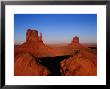 West Mitten Butte And East Mitten Butte, Monument Valley Navajo Tribal Park, Utah by Ross Barnett Limited Edition Print
