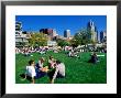 People In Victor Steinbeck Park, Seattle, Washington by John Elk Iii Limited Edition Print