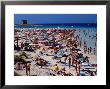 Crowds In Spiaggia Di Pelosa, Stintino, Sardinia, Italy by Dallas Stribley Limited Edition Print