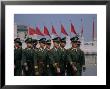 People's Liberation Army Soldiers At Tianananmen Square, Beijing, China by Diana Mayfield Limited Edition Pricing Art Print