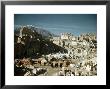 Post War Reconstruction Of Benedictine Abbey Of Montecassino And Statue Of St. Benedict Standing by Jack Birns Limited Edition Print